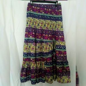 Fun Romantic Boho Style Skirt, Size M